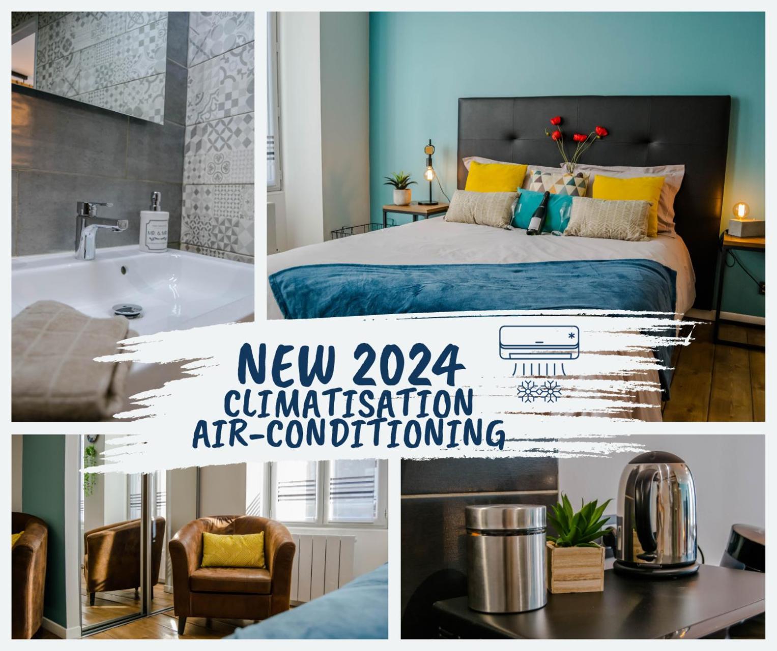 Studio 86 - Climatisation & Proche Centre-Ville- 2 Personnes - Bnb Épernay Dış mekan fotoğraf