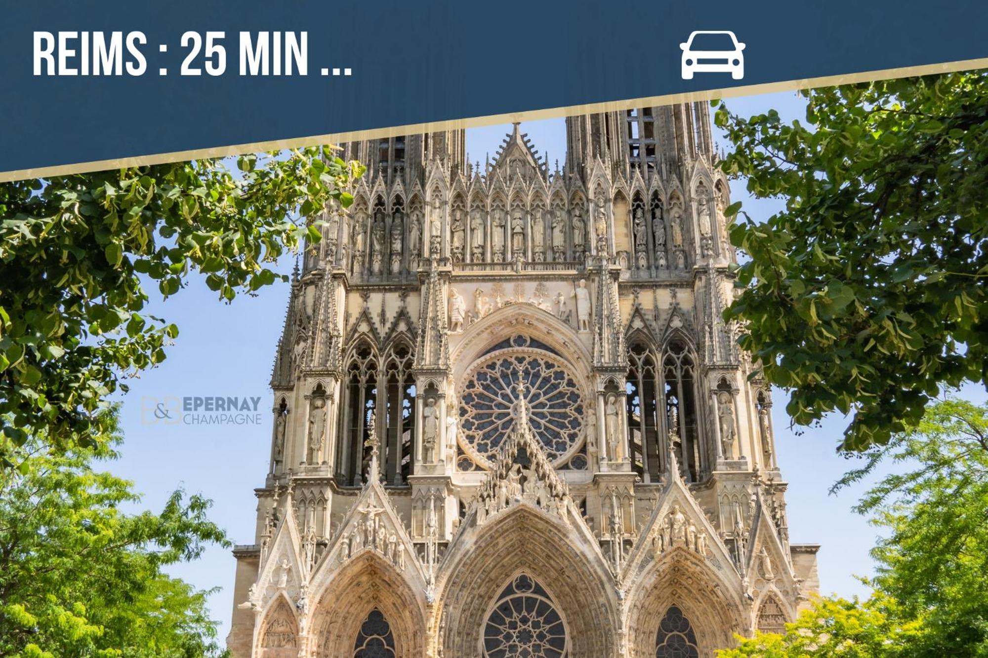 Studio 86 - Climatisation & Proche Centre-Ville- 2 Personnes - Bnb Épernay Dış mekan fotoğraf